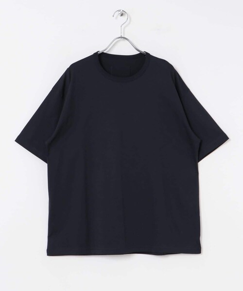 URBAN RESEARCH(アーバンリサーチ)の「dDdDdDd BINDER NECK SHORT-SLEEVE T-SHIRTS(Tシャツ/カットソー・メンズ・WHITE/BLACK/NAVY/GRAY・S/M/L/XL/XXL)」の4枚目の写真