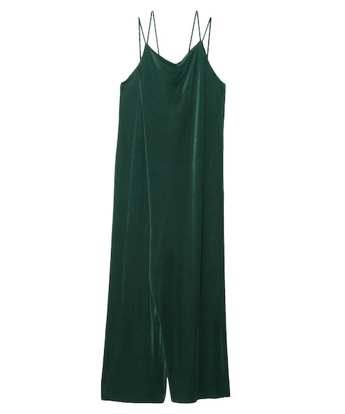 UN3D.（アンスリード）の「CRYSTAL PLEATS AIO（つなぎ/オールインワン・レディース・ブラック/グリーン・38/36）」の3枚目の写真