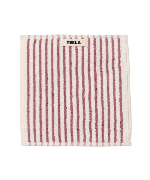 ADAM ET ROPE'(アダムエロペ)の「【J'aDoRe・店舗限定】【TEKLA】Terry Towels Striped (Washcloth)(ハンカチ/ハンドタオル・レディース・グリーン系/ネイビー系/ブラウン系・F)」の1枚目の写真