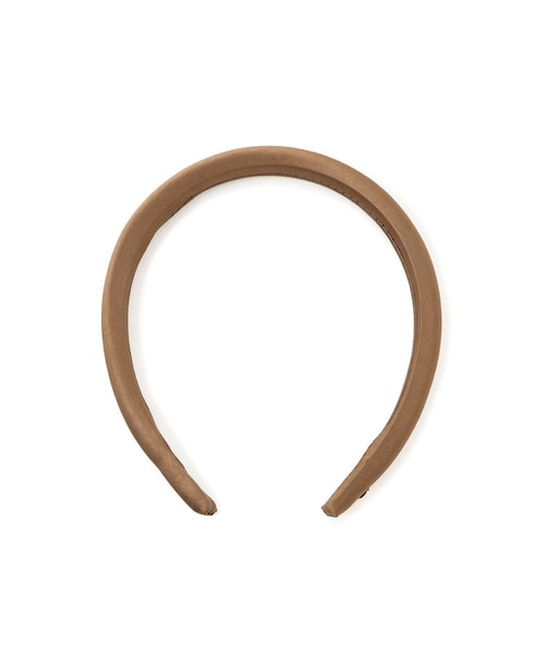 ROPE' PICNIC（ロペピクニック）の「プレート付きサテンカチューシャ（カチューシャ・レディース・ブラック/ブラウン系/ベージュ系・F）」の16枚目の写真