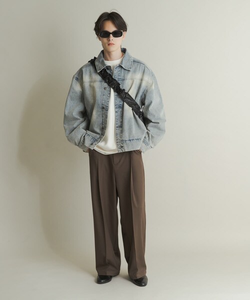 SENSE OF PLACE by URBAN RESEARCH(センスオブプレイスバイアーバンリサーチ)の「コクーンショルダーバッグ(ショルダーバッグ・メンズ・BLACK/BROWN/KHAKI・one)」の8枚目の写真