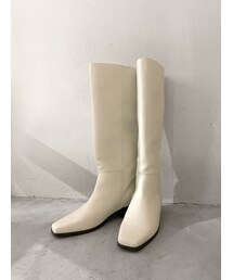 Ungrid | スクエアトゥロングブーツ(ブーツ)