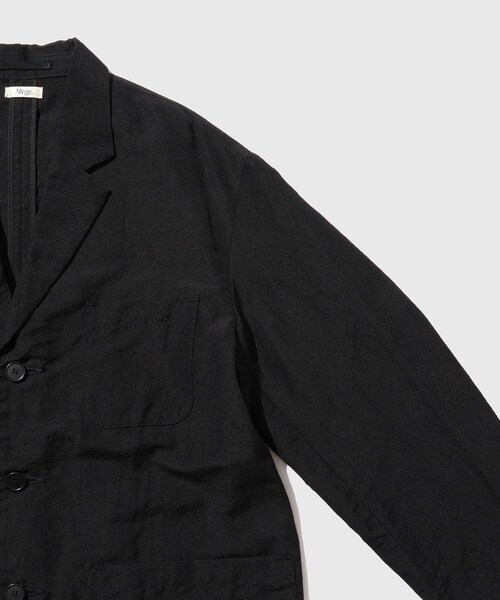 ADAM ET ROPE'(アダムエロペ)の「【Allege./アレッジ】Linen Jacket(その他アウター・メンズ・ブラック・4)」の4枚目の写真