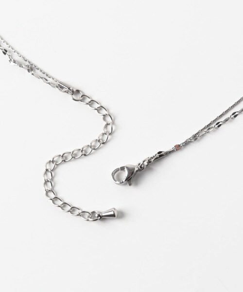 URBAN RESEARCH Sonny Label（アーバンリサーチサニーレーベル）の「ステンレス二連ナローネックレス（ネックレス・レディース・ゴールド/シルバー・One）」の5枚目の写真