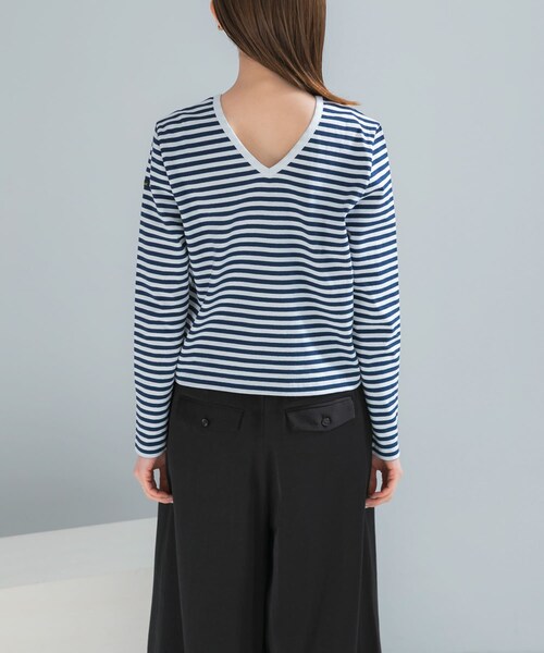 URBAN RESEARCH ROSSO（アーバンリサーチロッソ）の「LE MINOR　MADEMOISELLE（Tシャツ/カットソー・レディース・ECRU BLACK/WHT MARINE/WHT R PINK・Free）」の13枚目の写真