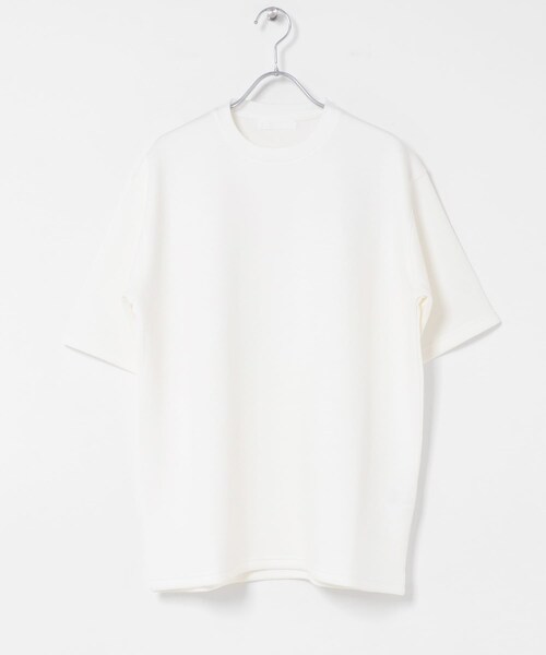 SENSE OF PLACE by URBAN RESEARCH（センスオブプレイスバイアーバンリサーチ）の「『一部WEB限定カラー』ダンボールポンチショートスリーブTシャツ（Tシャツ/カットソー・メンズ・WHITE/BLACK/CHARCOAL/GREIGE/GREEN/BROWN/YELLOW・M/L）」の9枚目の写真