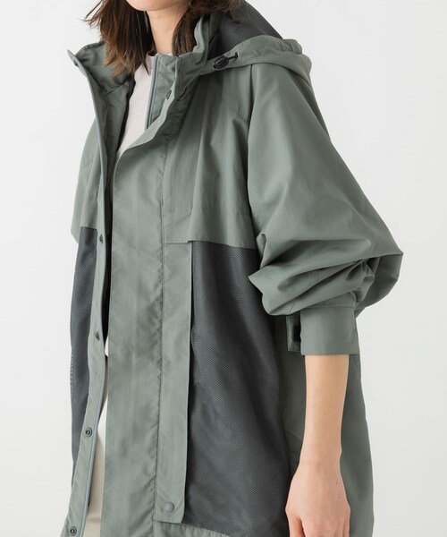 EKAL（エカル）の「別注ナイロンメッシュブルゾン（ブルゾン・レディース・BEIGE/F GREY・S/M）」の13枚目の写真