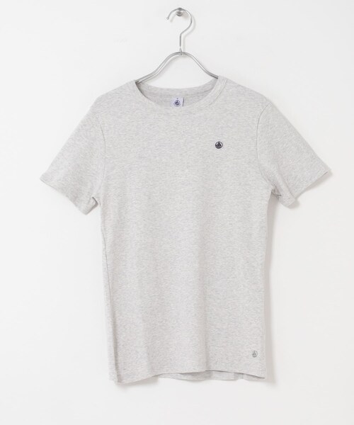 URBAN RESEARCH DOORS（アーバンリサーチドアーズ）の「『別注』PETIT BATEAU×DOORS　EMBROIDERYT-SHIRTS（Tシャツ/カットソー・レディース・ECUME/BELUGA/SMOKING・XS/S/M）」の9枚目の写真