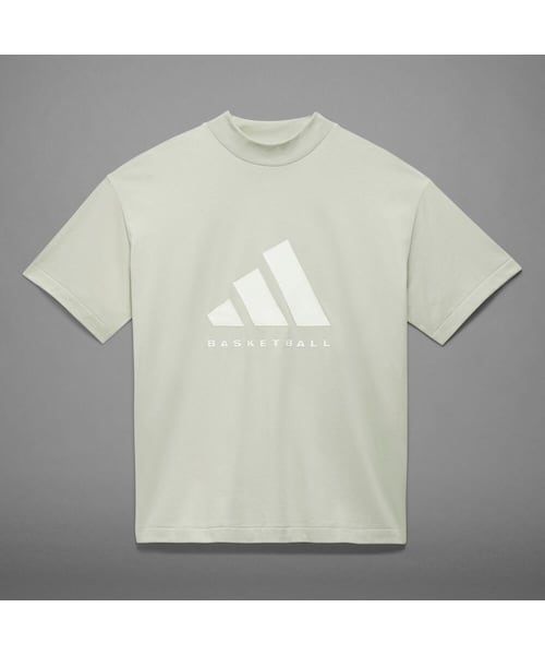 adidas（アディダス）の「アディダス バスケットボール  001 Tシャツ（トップス・メンズ・ハローグリーン/ハローグリーン/メタルグレー/メタルグレー/クラウドホワイト/クラウドホワイト/アルミナ/アルミナ/ブラック/ブラック/パルスオリーブ/タルク/ブラック/タルク/カーボン/カーボン/ヘイローゴールド/ヘイローゴールド/セサミ/セサミ/アッシュパール/ミネラルグリーン/ブルー/ホワイト/ブラウン/グレー/グリーン/ブラック・XS/M/XL/2XL/4XL/S/L/3XL/5XL/6XL/2XS/3XS/XL/XXL）」の9枚目の写真