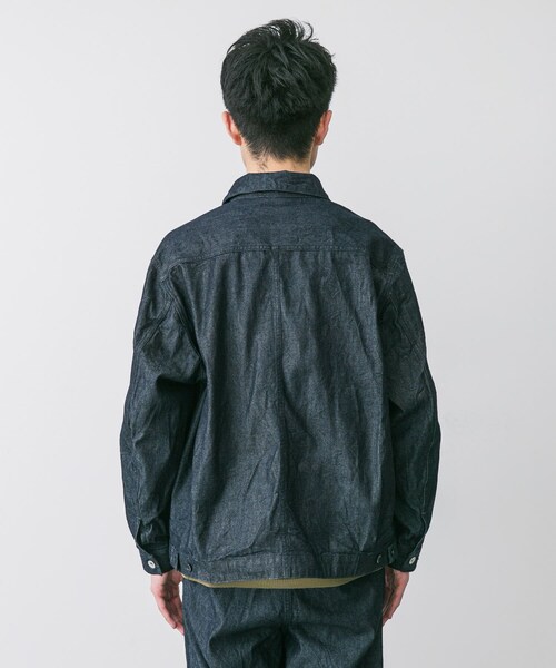 URBAN RESEARCH DOORS（アーバンリサーチドアーズ）の「STILL BY HAND　10oz denim jacket（デニムジャケット・メンズ・ECRU/NAVY・46/48）」の9枚目の写真