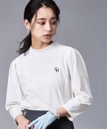 CHIC STYLE | バックリボンプチハイネックプルオーバー＜大きいサイズ有＞シックスタイルゴルフ(Tシャツ/カットソー)