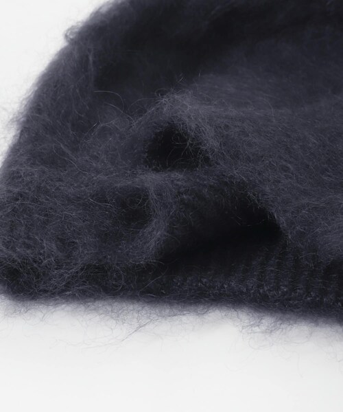 RODE SKO（ロデスコ）の「ASAUCE MELER　モヘアシルクヘアリーコンパクトワッチ（ニットキャップ/ビーニー・レディース・SteelGray/NAVY・one）」の7枚目の写真
