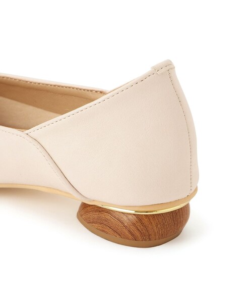 VIS(ビス)の「メタルポイントバブーシュ(パンプス・レディース・ブラック/オフホワイト・L/M/S)」の21枚目の写真