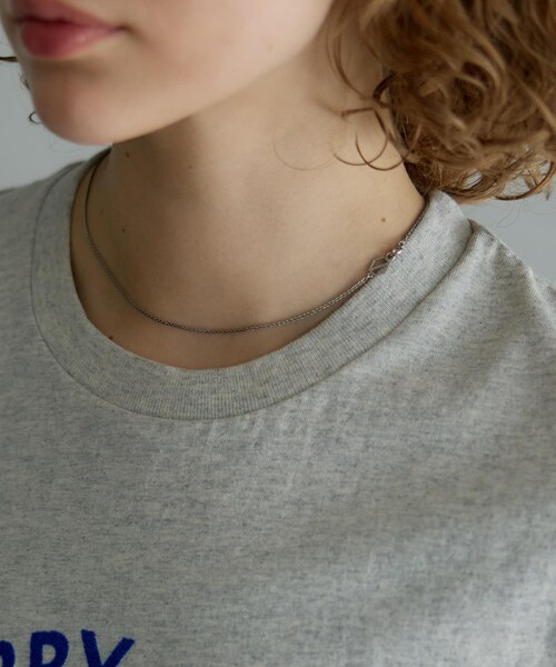 URBAN RESEARCH（アーバンリサーチ）の「decor『デコール』　1色のチェーンネックレス スパイク（ネックレス・レディース・GOLD/SILVER・-）」の4枚目の写真