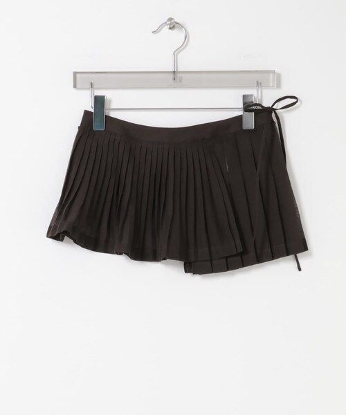 URBAN RESEARCH(アーバンリサーチ)の「AMOMENTO PLEATED BELT(ベルト・レディース・BEIGE/BROWN・-)」の4枚目の写真