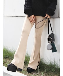 EVRIS | サイドベンツフレアレギンス(その他パンツ)