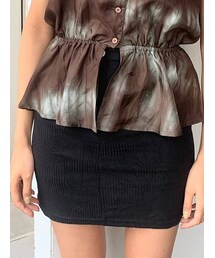 EMODA | フィットカットリブスカート(スカート)