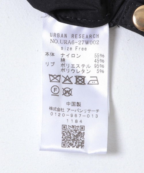 URBAN RESEARCH（アーバンリサーチ）の「コットンナイロンマウンテンパーカー（マウンテンパーカー・レディース・BLACK/CHARCOAL/BEIGE・FREE）」の17枚目の写真