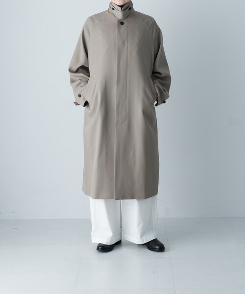 かぐれ（カグレ）の「ウーステッドウールコート（テーラードジャケット・レディース・GREGE/SAGE/NAVY・Free）」の20枚目の写真