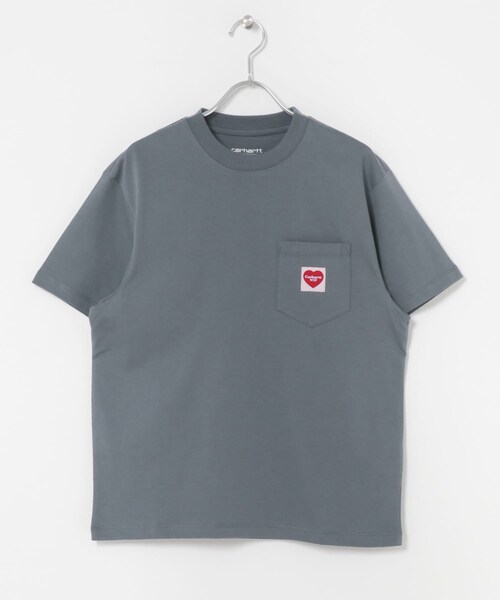 URBAN RESEARCH Sonny Label（アーバンリサーチサニーレーベル）の「CARHARTT　SHORT-SLEEVE POCKET HEART T-SHIRTS（Tシャツ/カットソー・レディース・BLACK/WHITE/COZY BLUE・S/M）」の11枚目の写真