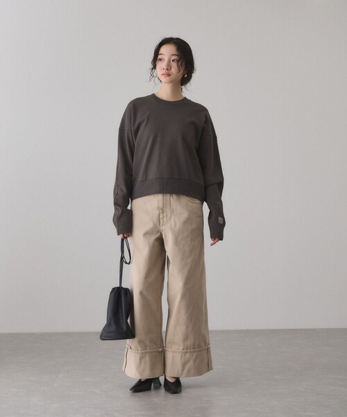 ADAM ET ROPE'（アダムエロペ）の「変形ヒール甲深パンプス（パンプス・レディース・ブラック/オフホワイト・23.0/23.5/24.0/24.5）」の12枚目の写真