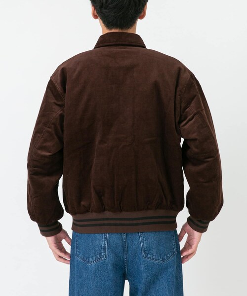 URBAN RESEARCH Sonny Label（アーバンリサーチサニーレーベル）の「『別注』GEM SPORTSWEAR×Sonny Label　コーデュロイパデッドブルゾン（ブルゾン・メンズ・ダークブラウン/ネイビー・M/L）」の11枚目の写真