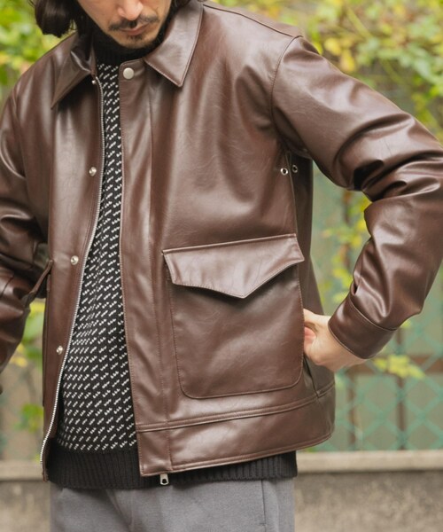 ITEMS URBANRESEARCH（アイテムズ アーバンリサーチ）の「F.L. A-2 フライトジャケット（その他アウター・メンズ・BLK/OLV/D.BRN・M/L）」の20枚目の写真