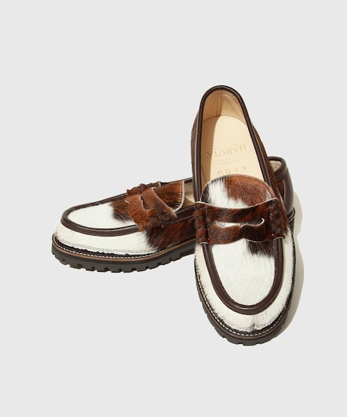 ADAM ET ROPE'(アダムエロペ)の「【KYOU/キョウ】SKOOL Type.4 Natural Hair Calf Leather Loafers by HARUTA(ローファー・メンズ・キャメル・25.0/25.5/26.0/26.5/27.0)」の10枚目の写真
