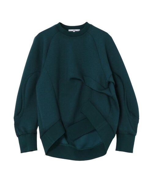 UN3D.（アンスリード）の「WAVE TUCK JERSEY TOP（その他トップス・レディース・ホワイト/ブラック/ターコイズ・F）」の5枚目の写真