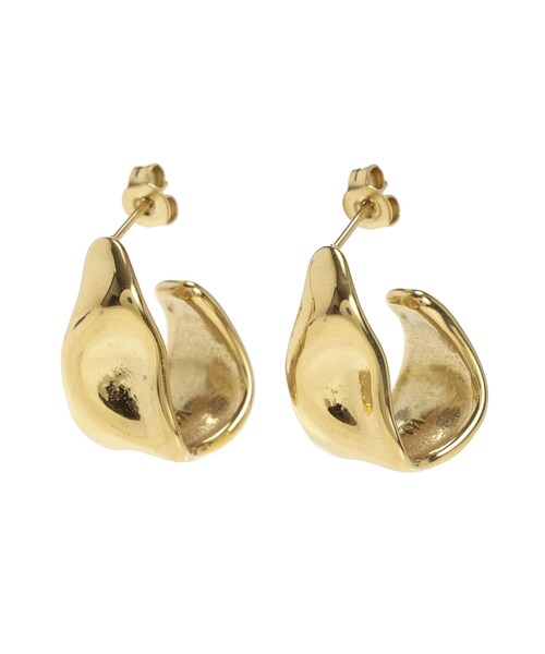 EMODA（エモダ）の「ロゴパールピアス（ピアス（両耳用）・レディース・シルバー/ゴールド・F）」の9枚目の写真