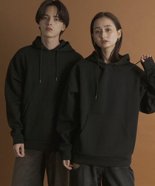 SENSE OF PLACE by URBAN RESEARCH（センスオブプレイスバイアーバンリサーチ）の「ダンボールポンチパーカー（パーカー・メンズ・IVORY/BLACK/GREIGE・M/L）」の2枚目の写真