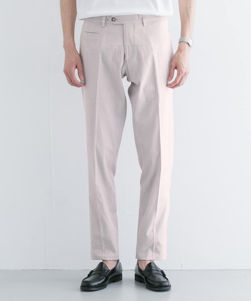 URBAN RESEARCH（アーバンリサーチ）の「URBAN RESEARCH Tailor　MERIDIANA コットンドレスパンツ（スラックス・メンズ・RED/BROWN/NAVY・44/46/48/50）」の6枚目の写真