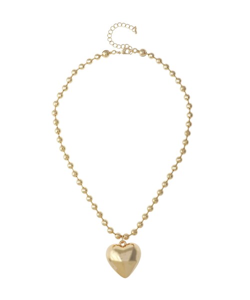 EVRIS（エヴリス）の「HEART MOTIF CHOKER ネックレス（ネックレス・レディース・シルバー/ゴールド・F）」の9枚目の写真