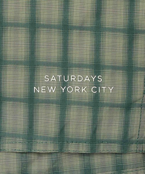 Saturdays NYC(サタデーズ ニューヨークシティ )の「Timothy Check Swim Short(その他パンツ・レディース・グリーン/レンガ・L/M/S/XL)」の14枚目の写真