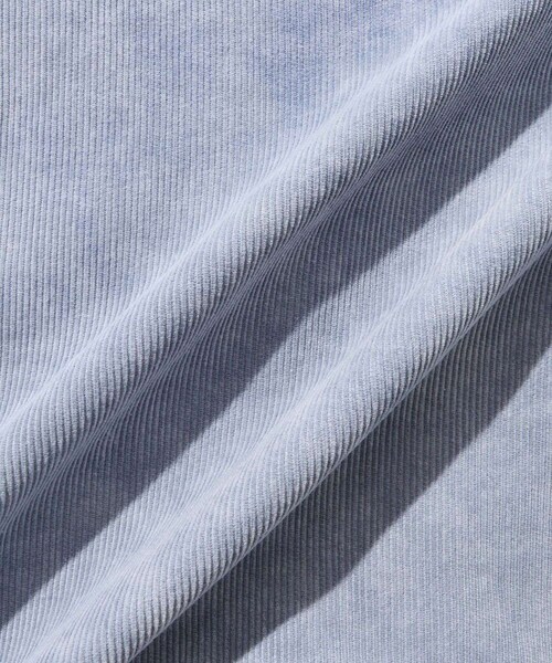 ADAM ET ROPE'（アダムエロペ）の「【URU/ウル】COTTON POLYESTER CORDUROY ZIP UP BLOUSON（ブルゾン・メンズ・スミクロ/ネイビー・1/2）」の16枚目の写真