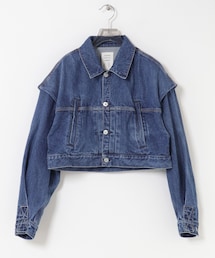 URBAN RESEARCH | KURO POWER SHOULDER DENIM JACKET(デニムジャケット)