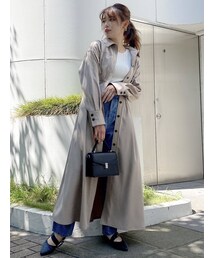 dazzlin | ステッチアートシャツワンピース(ワンピース)