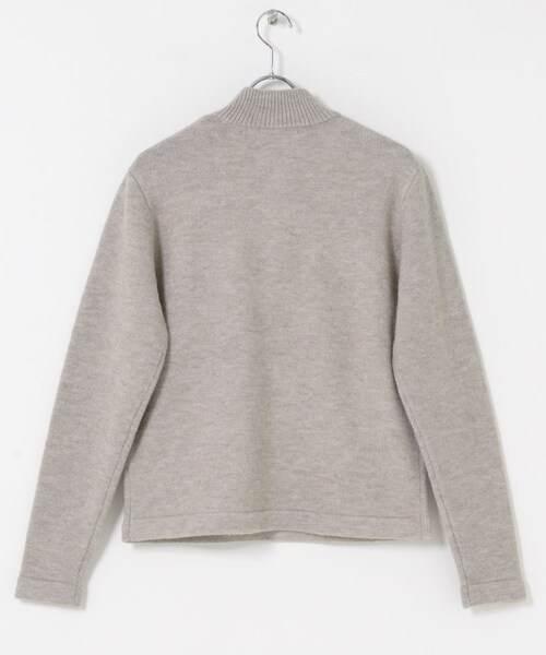 SENSE OF PLACE by URBAN RESEARCH（センスオブプレイスバイアーバンリサーチ）の「『洗濯可』ダブルポケットハーフジップニット（ニット/セーター・メンズ・BLACK/GRAY・M/L）」の11枚目の写真