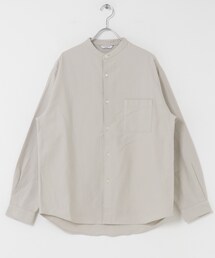 URBAN RESEARCH DOORS | 両面起毛ネルバンドカラーシャツ(シャツ/ブラウス)