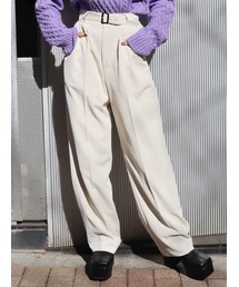 EVRIS | ルーズタックテーパードパンツ(その他パンツ)