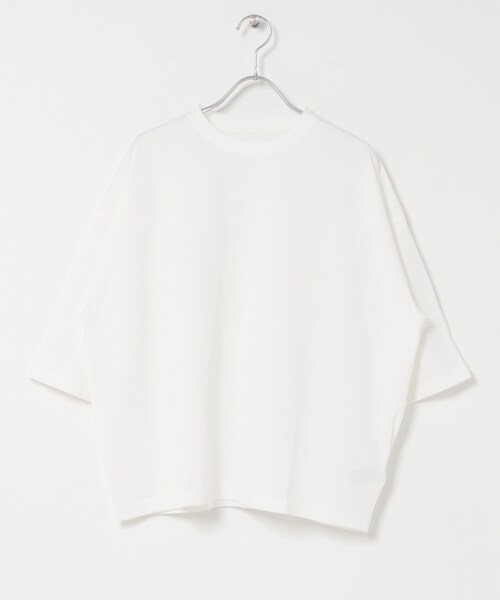 かぐれ（カグレ）の「ワイドTシャツ（Tシャツ/カットソー・レディース・OFF/NAVY/YEL BEIGE・Free）」の8枚目の写真