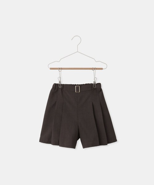 ROPE' PICNIC(ロペピクニック)の「【KIDS/キッズ】エアリーリネンライクベルト付きキュロット/UVカット・接触冷感・吸水速乾(その他パンツ・キッズ・ブラック/ダークブラウン・L/M/S)」の6枚目の写真