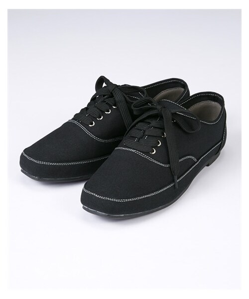 nissen（ニッセン）の「【ゆったり幅広】やわらかレースアップスニーカー（ワイズ４Ｅ）（スニーカー・メンズ・黒/グレー/ベージュ系/アイボリー・M=23.0~23.5cm/4E/L=24.0~24.5cm/4E/LL=25.0~25.5cm/4E/3L=26.0~26.5cm/4E）」の13枚目の写真