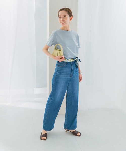 URBAN RESEARCH ROSSO（アーバンリサーチロッソ）の「ラメカットソー（Tシャツ/カットソー・レディース・GRAY/GOLD・FREE）」の4枚目の写真