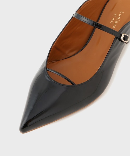 ROPE'（ロペ）の「【L’unique et moi（リュニック エ モア）】Chic｜フラットミュール（その他シューズ・レディース・ブラック・23.0/23.5/24.0/24.5）」の10枚目の写真