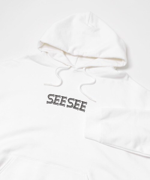 URBAN RESEARCH(アーバンリサーチ)の「SEE SEE SWEAT HOODIE(パーカー・メンズ・WHITE/BLACK・M/L/XL/XXL)」の5枚目の写真