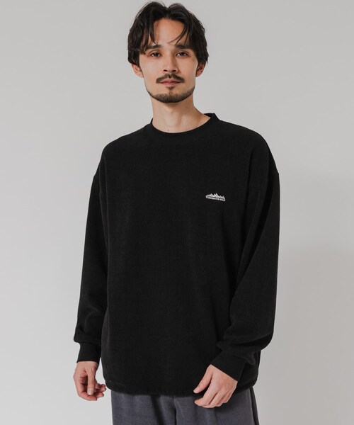 URBAN RESEARCH（アーバンリサーチ）の「『別注』THOUSAND MILE×URBAN RESEARCH　ニットフリースクルーネックプルオーバー（その他トップス・メンズ・BLACK/CHARCOAL/NAVY/OFF・M/L）」の16枚目の写真