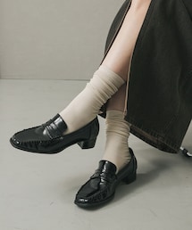 SENSE OF PLACE by URBAN RESEARCH | メタリックギャザーローファー(ローファー)