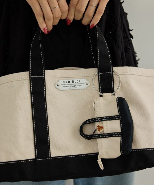 ADAM ET ROPE'（アダムエロペ）の「【J'aDoRe・一部店舗限定】【OLDMAN'S TAILOR】COLOR COMBINATION TOTE BAG（トートバッグ・レディース・キナリ・F）」の16枚目の写真