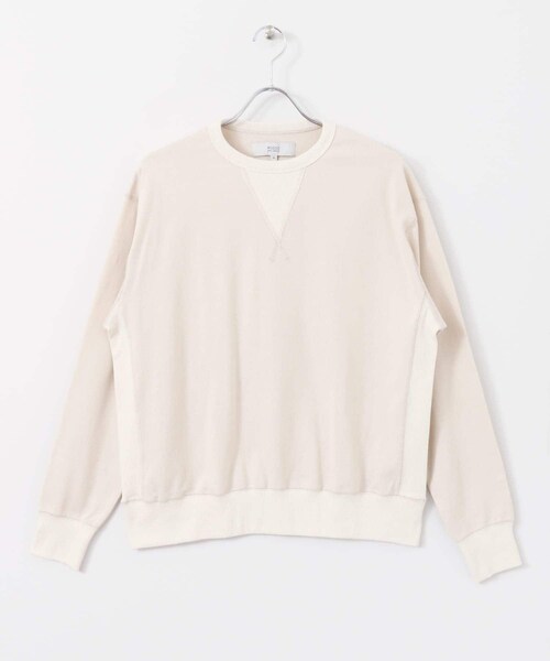 URBAN RESEARCH ROSSO（アーバンリサーチロッソ）の「ヘビー天竺リラックスカラープルオーバー∴（スウェット・メンズ・LEMON/BEIGE/LAVENDER/MINT・S/M/L/XL）」の9枚目の写真